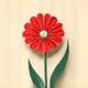 Icono de una flor con una mano cuidándola o símbolo de sostenibilidad