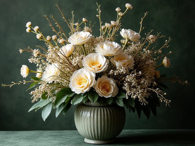 Ramo Arboleda Andina con flores elegantes y follaje silvestre
